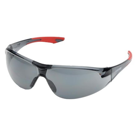 Delta Plus Safety Glasses, Anti-Scratch, Gray Lens, Gray Frame, Frameless WELSG18G